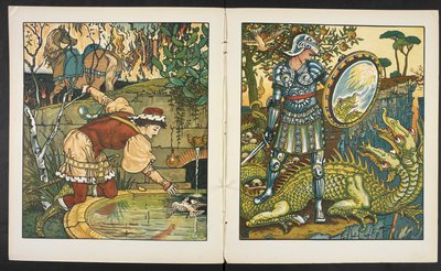 Illustrazione per la storia, Principessa Belle étoile da Walter Crane