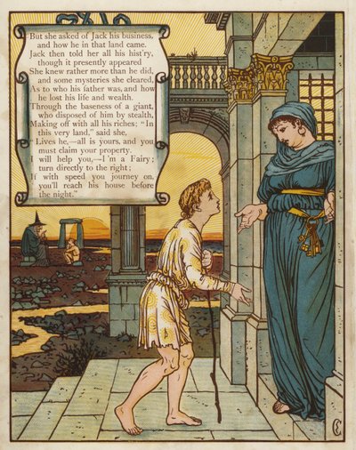 Jack e il fagiolo magico da Walter Crane