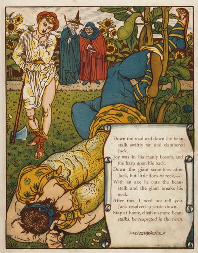 Jack e il fagiolo magico da Walter Crane