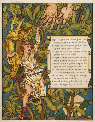 Jack e il fagiolo magico da Walter Crane