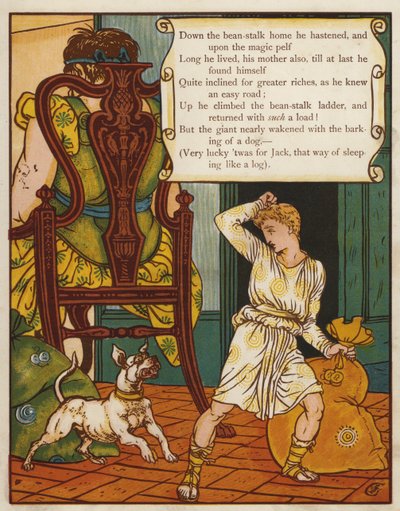 Jack e il fagiolo magico da Walter Crane