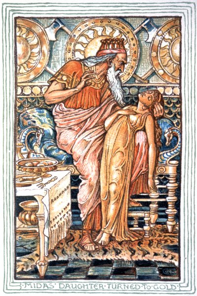 Re Mida da Walter Crane
