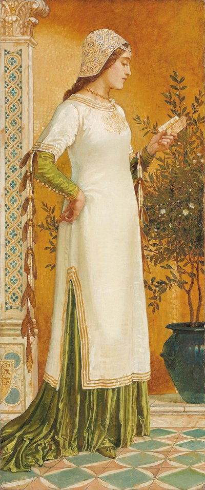 Laura che legge, 1885 da Walter Crane