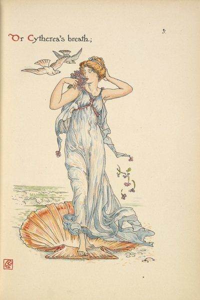 O il respiro di Cytherea da Walter Crane