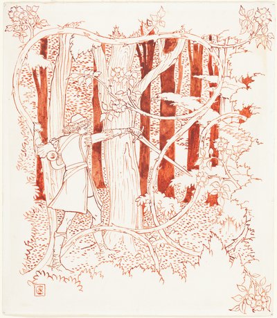 Prinz Charming im Wald da Walter Crane