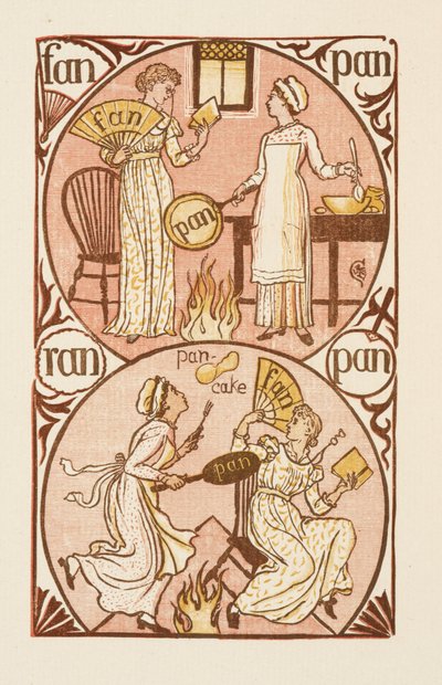 Parole in rima che finiscono con la lettera N. Il primer dorato da Walter Crane