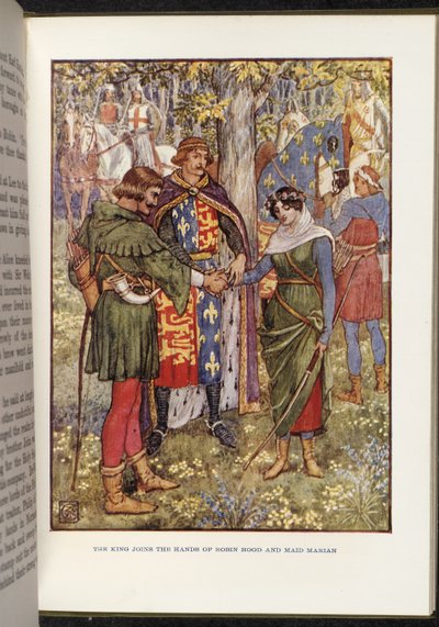 Robin Hood e Maid Marian da Walter Crane