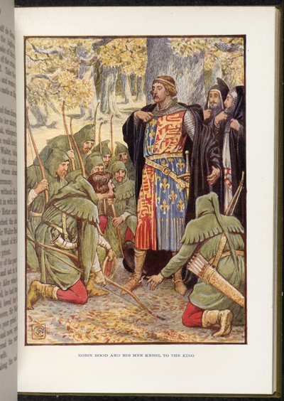 Robin Hood davanti a Riccardo I da Walter Crane