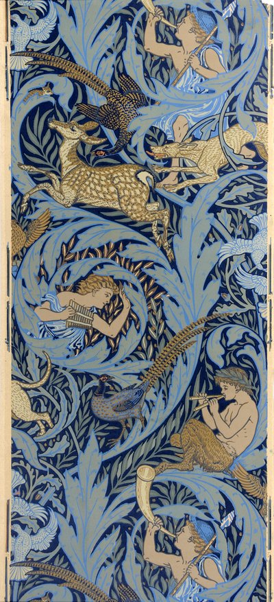 Parete laterale. Woodnotes da Walter Crane
