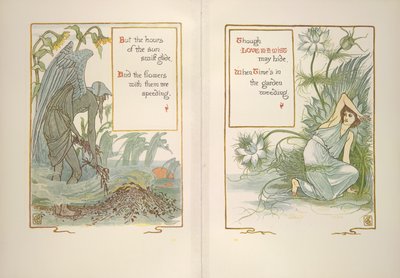 Tramonto e amore in un velo di nebbia da Walter Crane