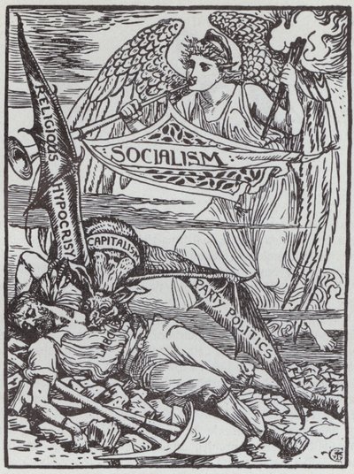 Il vampiro capitalista da Walter Crane