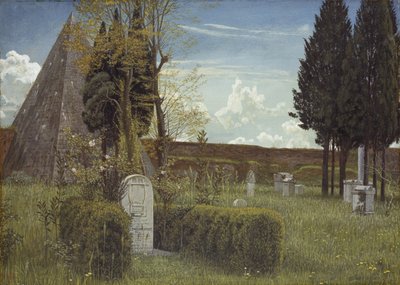 La tomba di Keats, 1873 da Walter Crane