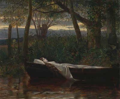 La dama di Shalott [1862, Royal Academy of Arts, Londra, catalogo della mostra] da Walter Crane