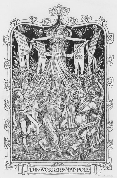 Il Palo di Maggio dei Lavoratori da Walter Crane