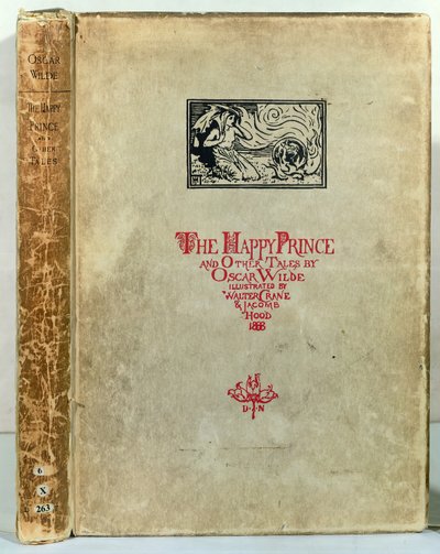 Pagina del titolo di Il Principe Felice e altre storie di Oscar Wilde, 1888 da Walter Crane