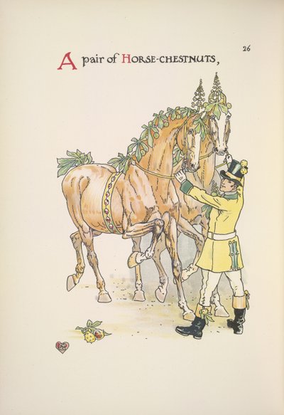Due cavalli da Walter Crane
