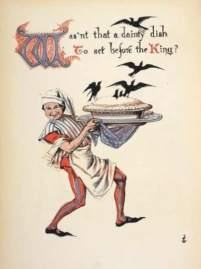 Non era forse un piatto delizioso da mettere davanti al re? da Walter Crane