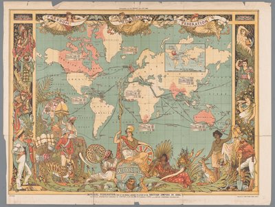 Mappa del mondo con l