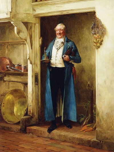 Il suo vino preferito; e testando il vintage da Walter Dendy Sadler