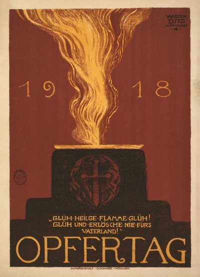 1918 Opfertag da Walter Ditz