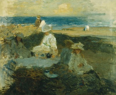 Sulla spiaggia, c.1903 da Walter Frederick Osborne