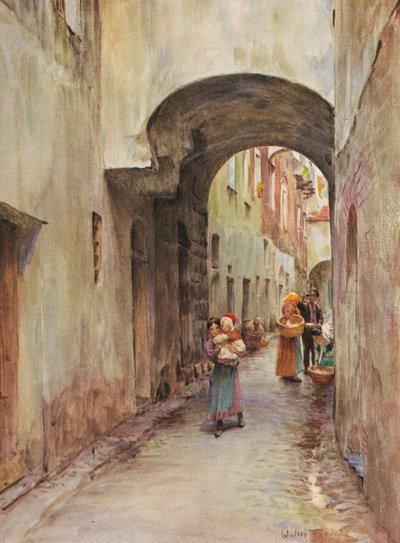 Un vicolo a Noli, c1910 da Walter Frederick Roofe Tyndale