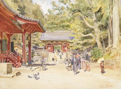 Una Scena di Strada, Giappone da Walter Frederick Roofe Tyndale