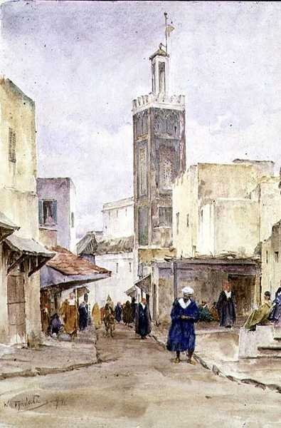 Scena di strada orientale da Walter Frederick Roofe Tyndale