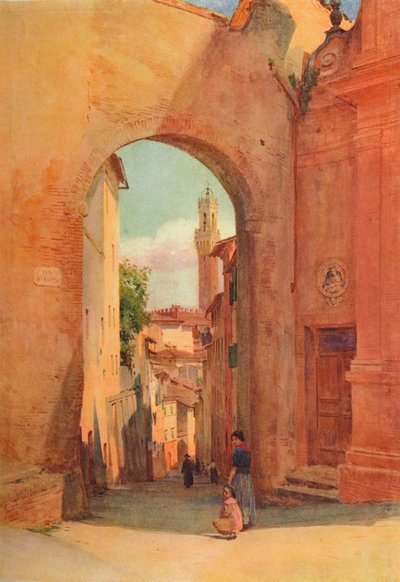 Arco di S. Giuseppe, Siena da Walter Frederick Roofe Tyndale