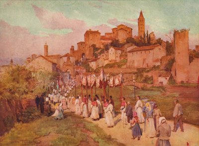 Corpus Domini a Viterbo, c1900 da Walter Frederick Roofe Tyndale