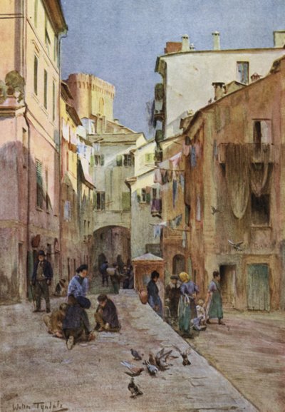La Piazza, Sestri Levante da Walter Frederick Roofe Tyndale