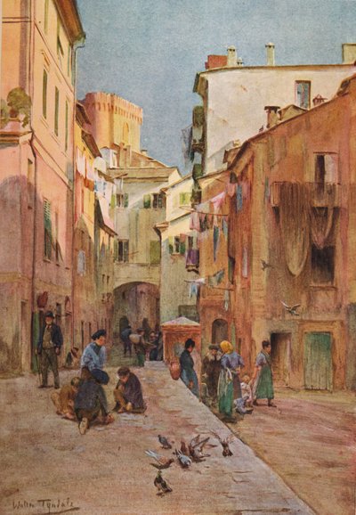 La Piazza, Sestri Levante da Walter Frederick Roofe Tyndale
