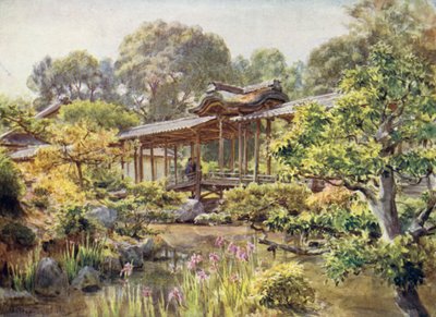 Giardino del Tempio Buddista Nanjenji, Kyoto da Walter Frederick Roofe Tyndale