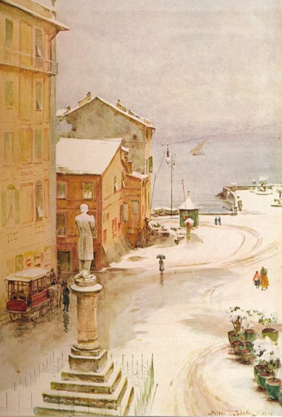 Piazza Mazzini, S. Margherita, c1910, 1912 da Walter Frederick Roofe Tyndale