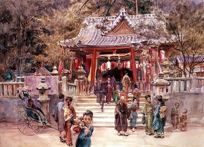 Santuario di Inari a Kobe da Walter Frederick Roofe Tyndale