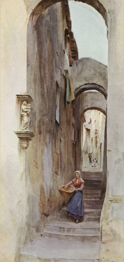 Strada, Cervo San Bartolommeo, Italia da Walter Frederick Roofe Tyndale