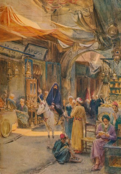 Il Khan Khalil, Il Cairo, c1905, 1912 da Walter Frederick Roofe Tyndale