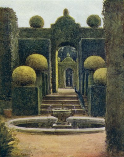 La Nuova Foresta: Nel giardino del parco di Brokenhurst da Walter Frederick Roofe Tyndale
