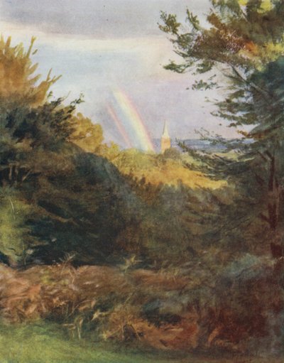 La Nuova Foresta: Chiesa di Lyndhurst da Emery Down da Walter Frederick Roofe Tyndale