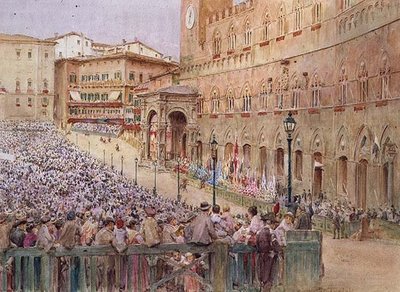 Il Palio, Siena da Walter Frederick Roofe Tyndale