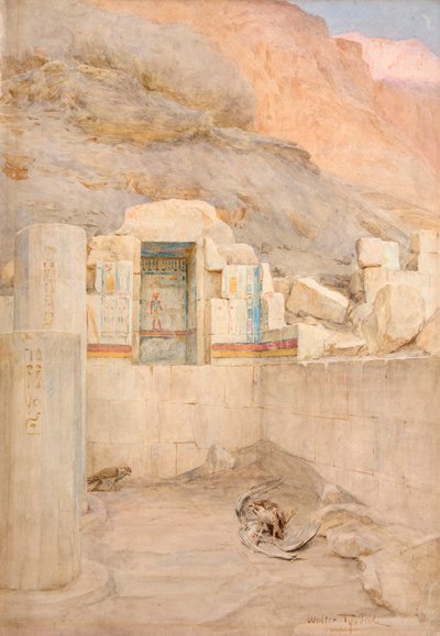 Due rapaci con una carcassa di cicogna da Walter Frederick Roofe Tyndale