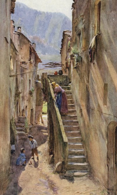 Vicolo del Ponte, Villa Nuova Di Albenga, Italia da Walter Frederick Roofe Tyndale