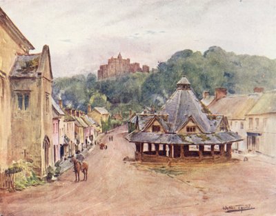 Wessex: Castello di Dunster e mercato del filato da Walter Frederick Roofe Tyndale
