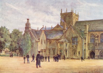 Wessex: Sherborne College (litografia a colori) da Walter Frederick Roofe Tyndale