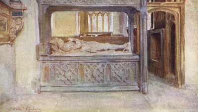 Wessex: La navata di Athelhampton nella chiesa di Puddletown, vicino a Dorchester da Walter Frederick Roofe Tyndale