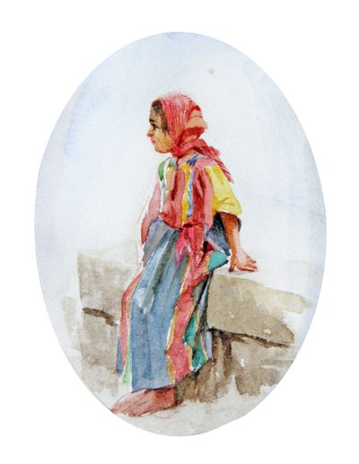 Giovane ragazza araba da Walter Frederick Roofe Tyndale