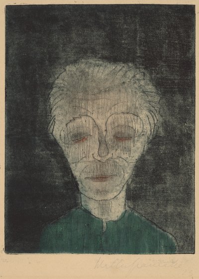 Uomo Stanco (Autoritratto) da Walter Gramatte