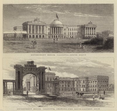 Palazzo del Governo, Calcutta da Walter Granville Smith