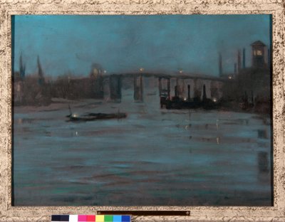 Notturno, Battersea Old Bridge, Londra da Walter Greaves