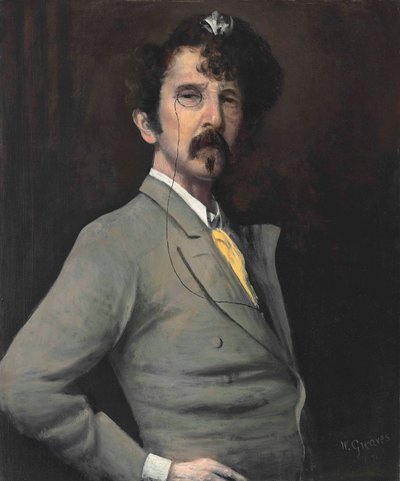 Ritratto di James McNeill Whistler da Walter Greaves
